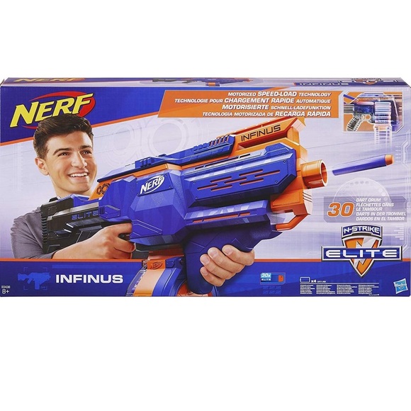 Amazon Other - NERF Infinus N-Strike Elite Toy Motorized Blaster with Speed-Load Technology